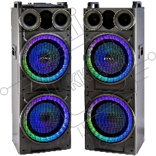 Минисистема SUPRA SMB-2150 черный 1200Вт FM USB BT SD (в комплекте: активн.+пассив.колонки)