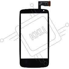 Сенсорное стекло (тачскрин) для HTC Desire 500, черное
