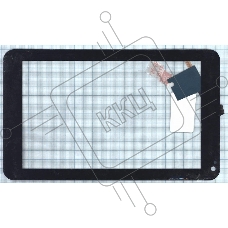 Сенсорное стекло (тачскрин) для LG Optimus Pad (V900), черное
