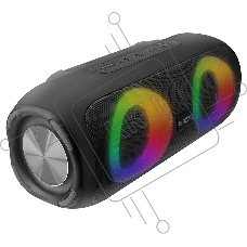 Колонка BlueTooth Ginzzu GM-918B, 3,6Ah/TWS/USB/TF/AUX/RGB