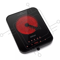 Плита настольная инфракрасная Kitfort КТ-141 черный стеклокерамика
