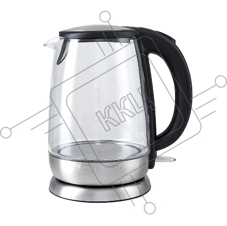 Чайник KITFORT КТ-619, стекло, 1850 - 2200 Вт, 1.7 л
