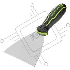 Шпательная лопатка из нержавеющей стали Сибртех 100 мм, двухкомпонентная рукоятка