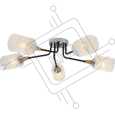 Люстра потолочная ESCADA 2101/5P E27*60W Black/Chrome