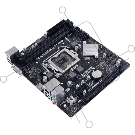 Материнская плата Biostar H61MHV3, Socket 1155, Intel H61, 2xDDR3-1600, D-SUB+HDMI, 1xPCI-Ex16, 1xPCI-Ex1, 4xSATA2, 6 Ch Audio, GLan, (4+4)xUSB2.0, 1xPS/2, mATX, RTL