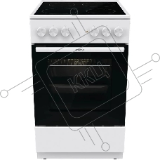 Плита электрическая Gorenje GEC5A41WG белый, конфорок 4 электрических, духовка 62 л, 50 см x 85 см x 59.4 см