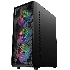 Компьютерный корпус 1STPLAYER FD3 Black / ATX / 4x120mm LED fans inc. / FD3-BK-4F1
