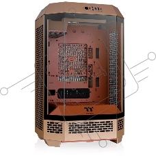 Компьютерный корпус Thermaltake The Tower 300 Gravel Send коричневый без БП mATX 8x120mm 6x140mm 2xUSB3.0 audio bott PSU
