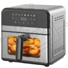 Аэрогриль KaringBee SZ-A807 серебристый, 2000 Вт, 7 л, сенсор, 8 программ