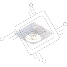 Точечный светодиодный светильник Ambrella Light белый гипс MR16 D2920 W