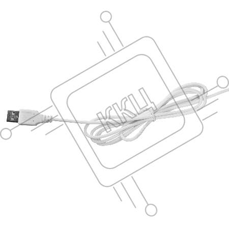 Клавиатура Oklick 505M белый USB slim