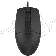 Мышь проводная A4Tech OP-335S черный, 1200 dpi, USB, кнопки - 3
