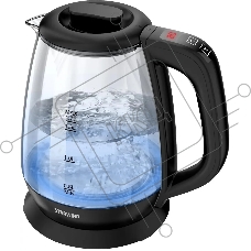 Чайник электрический Starwind SKS3036 1.7л. 2200Вт черный корпус: стекло