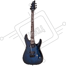 Электрогитара SCHECTER [OMEN ELITE-6 STBB] электрогитара 6-струнная, корпус: красное дерево, топ: кап, гриф: клен, накладка: палисандр, 24 лада, цвет: See-Thru Blue Burst (STBB)
