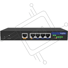 Маршрутизатор Maipu IGW500-100 internet gateway, integrated Routing, Switching, Security, Access Controlle, 5*1000M Base-T(Controller Mode: 32 Units AP; Gateway Mode: 16 Units AP)