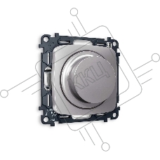 Комплект механизма светорегулятора универсального OMEGA Сталь матовый 25-600W/LED 5-300W QUANT (OP5055, VM136) MO505510