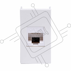 Розетка компьютерная DKC Viva 45058 RJ-45 кат.6, неэкранированная, 8P8C, Hyperline, Dual IDC, белая, 1 модуль
