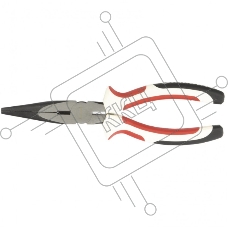 Длинногубцы Matrix Premium 17187, 200 мм, прямые, трехкомпонентные рукоятки