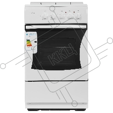 Плита комбинированная Flama RK 2201 W белый, конфорок 2 газовых и 2 электрических, духовка 50 л, 50 см x 85 см x 54 см