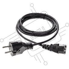 Кабель компьютер - розетка 1.8m 220V (Европейский стандарт) VCOM/TELECOM