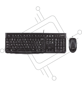 Комплект Logitech Desktop MK121 цвет черный, USB, RTL