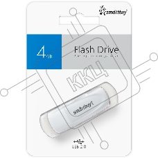 Флешка USB R/W SmartBuy R/W Scout White (SB004Gb2SCW), 4Gb, USB 2.0, R/W 10/7, белый