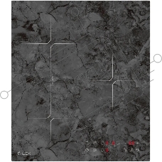 Индукционная варочная поверхность Lex EVI 430 F DS серый