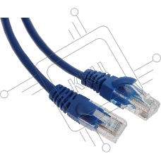 Патч-корд Premier PP12-1M/B 1000Гбит/с UTP 4 пары cat.5E CCA molded 1м синий RJ-45 (m)-RJ-45 (m)