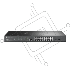 Коммутатор TP-Link SG3218XP-M2 (L2+) 16x2.5Гбит/с 2xКомбо(10GBase-T/SFP+) 2SFP+ 8PoE+ 240W управляемый