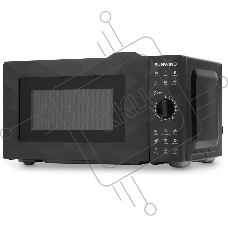 Микроволновая печь SunWind SUN-MW002 черный, 20 л, 700 Вт, переключатели - поворотный механизм