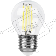 Лампа светодиодная FERON LB-61 (25582) филаментная 5W 230V E27 4000K