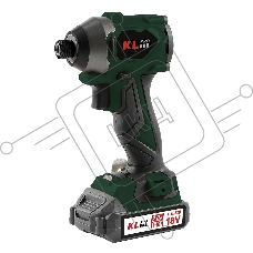 Профессиональный бесщеточный винтоверт аккумуляторный KLPRO KLDV18BH-20 (18В, Li-ion-2шт, 2.0А·ч, 220Нм, 2 скорости, подсветка,З/У,в кейсе)
