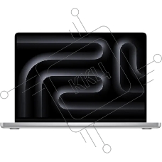 Ноутбук APPLE MacBook Pro 14 Silver (M3 Max/36Gb/1Tb SSD/MacOS) (MRX83LL/A) (Aнглийская клавиатура) нужен переходник на EU