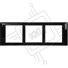 Рамка-суппорт 6мод. Avanti для In-liner Front черный ДКС 4402916