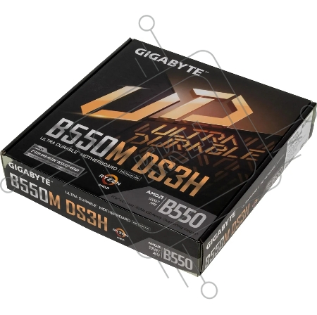 Материнская плата GIGABYTE  B550M DS3H (V1.7) Soc-AM4 AMD B550 4xDDR4 mATX AC`97 8ch(7.1) GbLAN RAID+DVI+HDMI