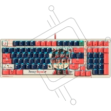 Клавиатура A4Tech Bloody AT98 Proxy Boom проводная USB бежевый/красный