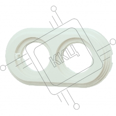 Рамка Bironi BF1-620-211 2-м Лизетта ретро ABS-пластик слоновая кость