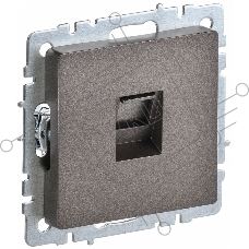 Розетка компьютерная IEK BRITE РК10-БрТБ RJ45 кат.5E темная бронза