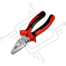 Плоскогубцы Matrix NICKEL 160 мм, никелированные, двухкомпонентные рукоятки