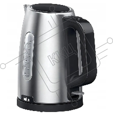 Чайник электрический Braun WK1500BK 1.7л. 2200Вт черный/нержавеющая сталь (корпус: пластик)