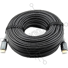 Кабель аудио-видео Cactus CS-HDMI-AOC-2-50 HDMI (m)/HDMI (m) 50м. позолоч.конт. черный