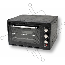 Мини-печь Kraft KF-MO3804RKBL черный Мощность 1500(Вт),Объем 38(Л)