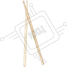 Барабанные палочки STAGG SHV5A деревянные, American Hickory 5A, материал орех, 2 шт., подобранная пара по весу, цвету и звучанию, размеры (в упаковке) 410х20х20 мм, вес (в упаковке) 0,1 кг