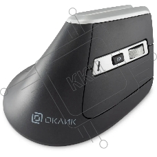 Мышь беспроводная Oklick 991MW серый, 2400 dpi, радиоканал, Bluetooth, USB, кнопки - 7