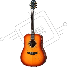 Акустическая гитара Kepma G1-D-BS цвет Cherry Burst