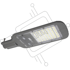 Светильник светодиодный JazzWay PSL 07 50Вт 5000К IP65 AC180-260 уличный ДКУ