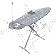Доска гладильная НИКА Nika best НБ/5 линии на сером 40х122см перф.лист,пд/б,удл