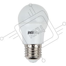Лампа светодиодная JazzWay PLED-SP-G45 7Вт шар 3000К тепл. белый E27 540лм 230В