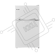 Холодильник Centek CT-1704 белый двухкамерный 62/25л морозилка сверху