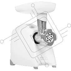 Мясорубка электрическая Аксион М41.02 белый, 1700 Вт, 2.0 кг/мин, реверс, защита от перегрузки, насадки - 8